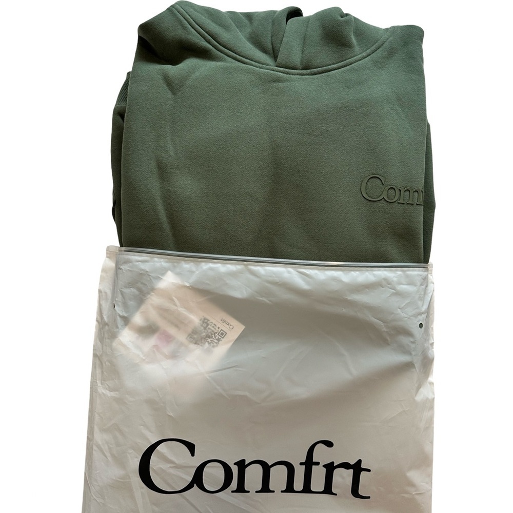 Comfrt *NEW* Minimalist Hoodie Forest Size S - Picture 5 of 6